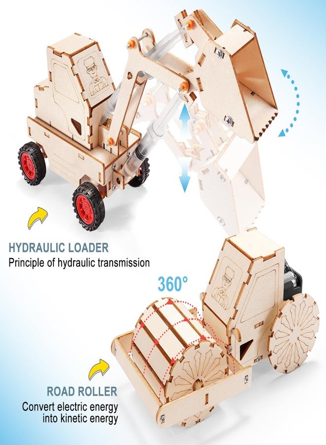 Yutin STEM Kits for Kids Ages 8-10 10-12, Wood Building Crafts Kit for Boys 8-12, Model Car Kit, 3D Wooden Puzzles Woodworking Science Projects, Construction Engineering STEM Toys for 8 10 13 12 14 Year Old - Image 3